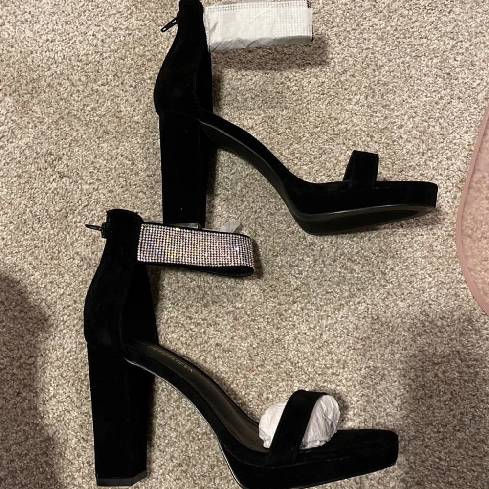 shoe republica rhinestone heels